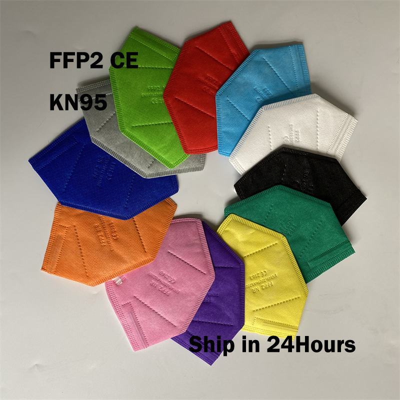 Disposable Surgical Mask - Masken FFP2-Gesichtsmasken KN95-Farben Sicherheitsschutzmasken Nr. 95