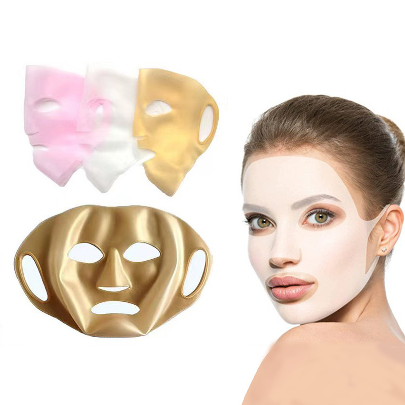 Face Mask Storage Box - Silikonmaske zur Hautpflege - Wiederverwendbare Großhandels-3D-Anti-Verdunstungs-Gesichtsmaske