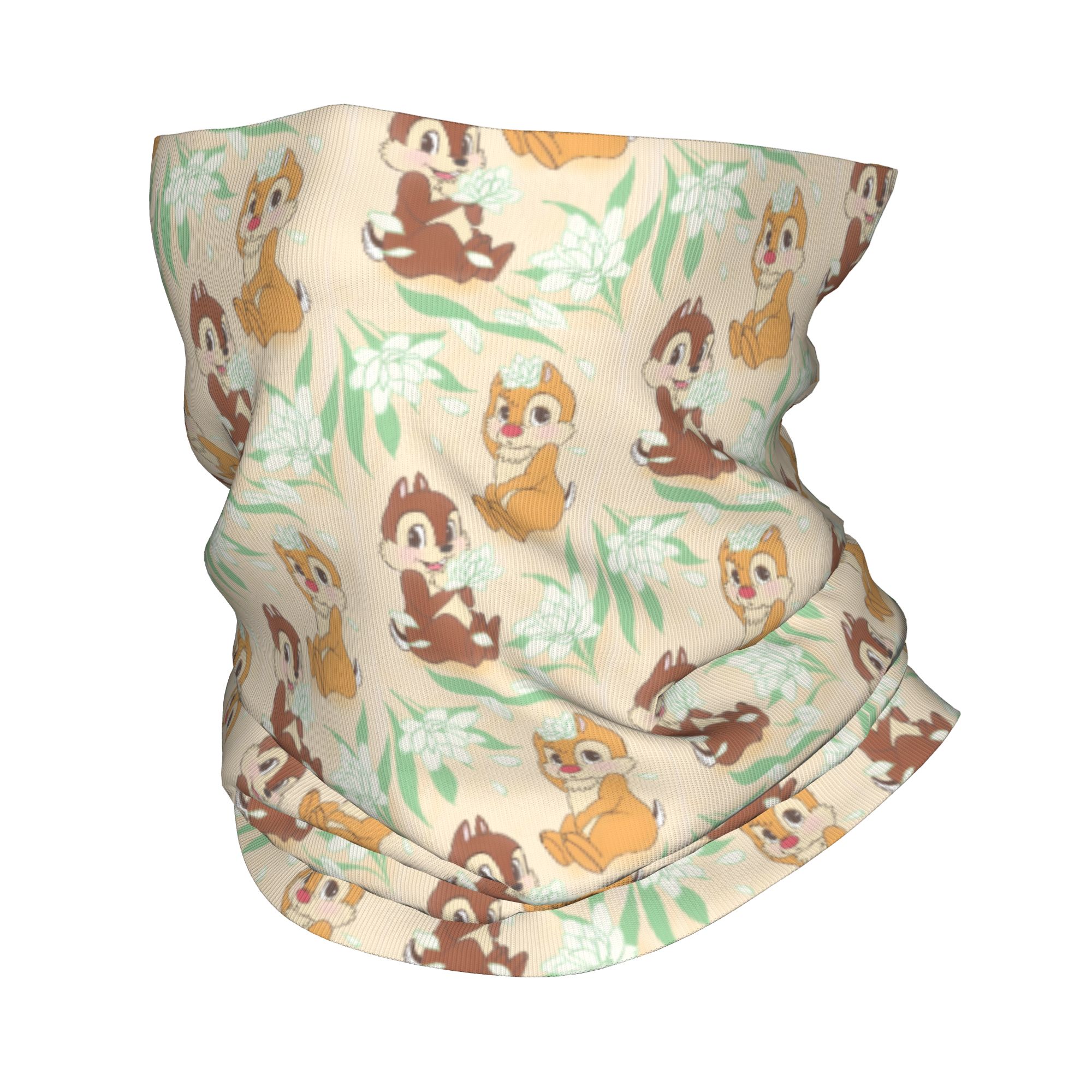 Neck Gaiter Face Cover - Maßgeschneiderter süßer C-Chip und D-Dale Bandana-Halswärmer