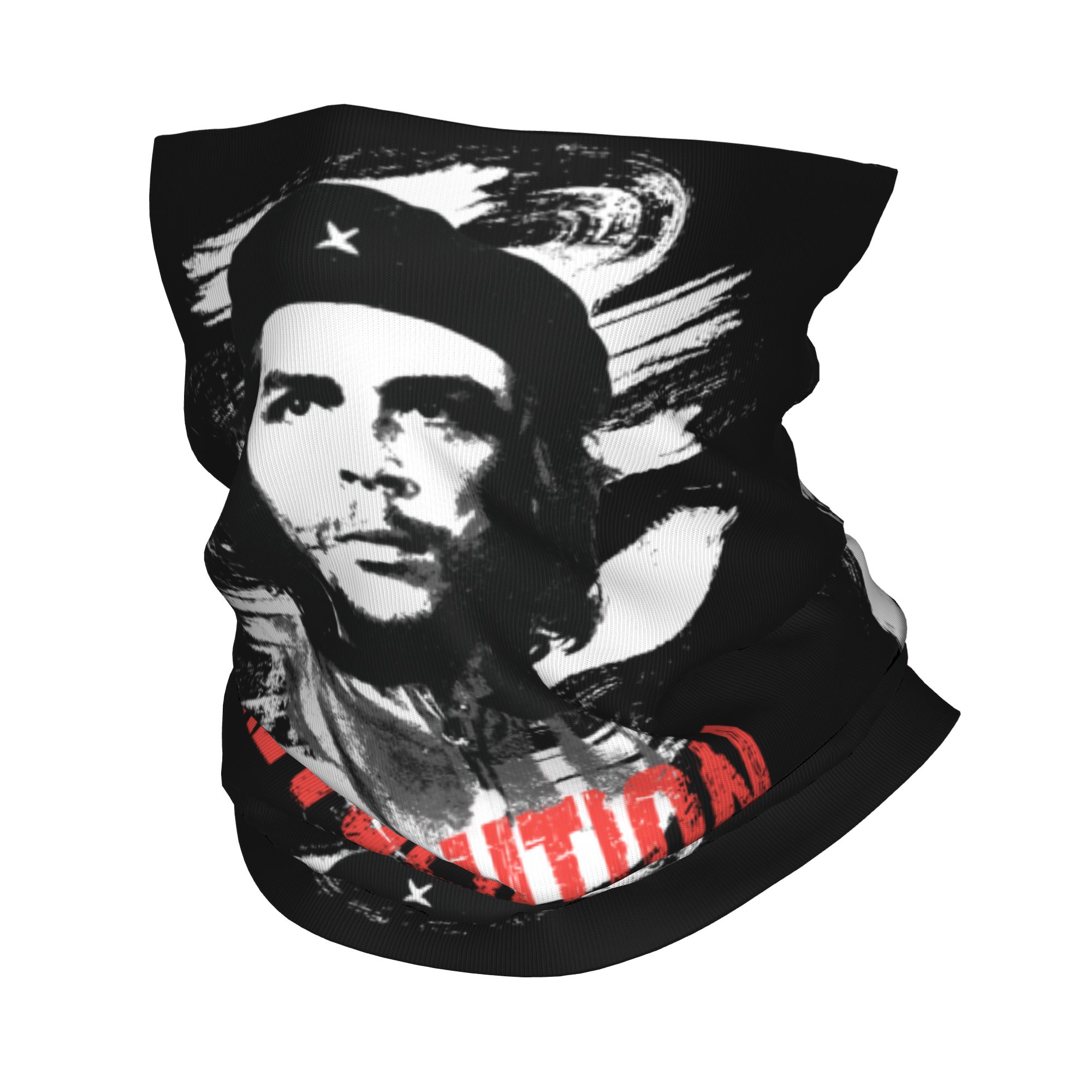 Neck Gaiter Face Cover - Benutzerdefinierte Che Guevara Revolution Bandana Halswärmer